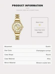 Anne Klein Women's Gold Quartz Bracelet Watch, Pink Dial, Gold Hands & Roman Numerals, Elegant Ladies Gift Watch With Adjustable Gold Chain Bracelet - Gold - View 10