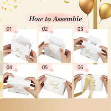 Wedding Gift Box, With Ribbon Gift Box, Used For Bridesmaid Proposal, Birthday And Holiday Graduation Gift Packaging Perfume Doll Cosmetics Packaging Box - White - View 8