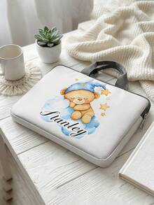 1pc Custom Laptop Bag, Unique Design (Photo, Landscape, Illustration), Large Capacity, Lightweight, Fashionable, Best Gift Choice, Back To School Essential - one-size - View 3