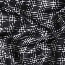 1件经典格纹缎面面料，高端哑光质感衬衫套装DIY预裁面料 - 多色 - 查看 35