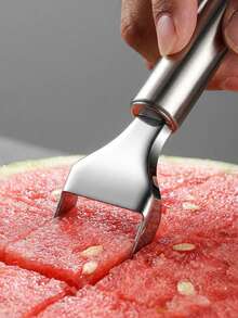 2-In-1 Stainless Steel Watermelon Slicer Cutter, Watermelon Cutting Tool, Suitable For Home Party Camping Kitchen - Multicolor - View 7