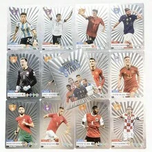 Panini 2026 World Football Star Theme Collectible Cards, Football Player Trading Card Collectibles, Party Decoration And Gifts - Silver - View 1