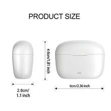 无线蓝牙5.0耳机，带麦克风，防水入耳式耳机，适用于智能手机 - 查看 3