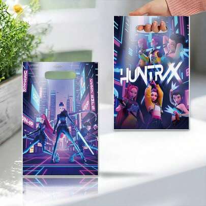 50个装韩流派对礼品袋 - 韩流派对糖果礼品袋，韩流派对仿珍珠薄膜礼品袋，可爱生日派对庆祝礼品袋，适合韩流粉丝（款式随机）