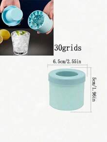 1pc 37-Cavity Honeycomb Silicone Ice Cube Tray With Lid, Reusable DIY Ice Mold - Multicolor - View 10