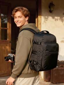 Ryanair Flight Approved Vacuum Compression Backpack, 40x20x30cm Carry On Travel Backpack With Laptop Compartment, 180° Opening Laptop Backpack For Men Women - Multicolor - View 2