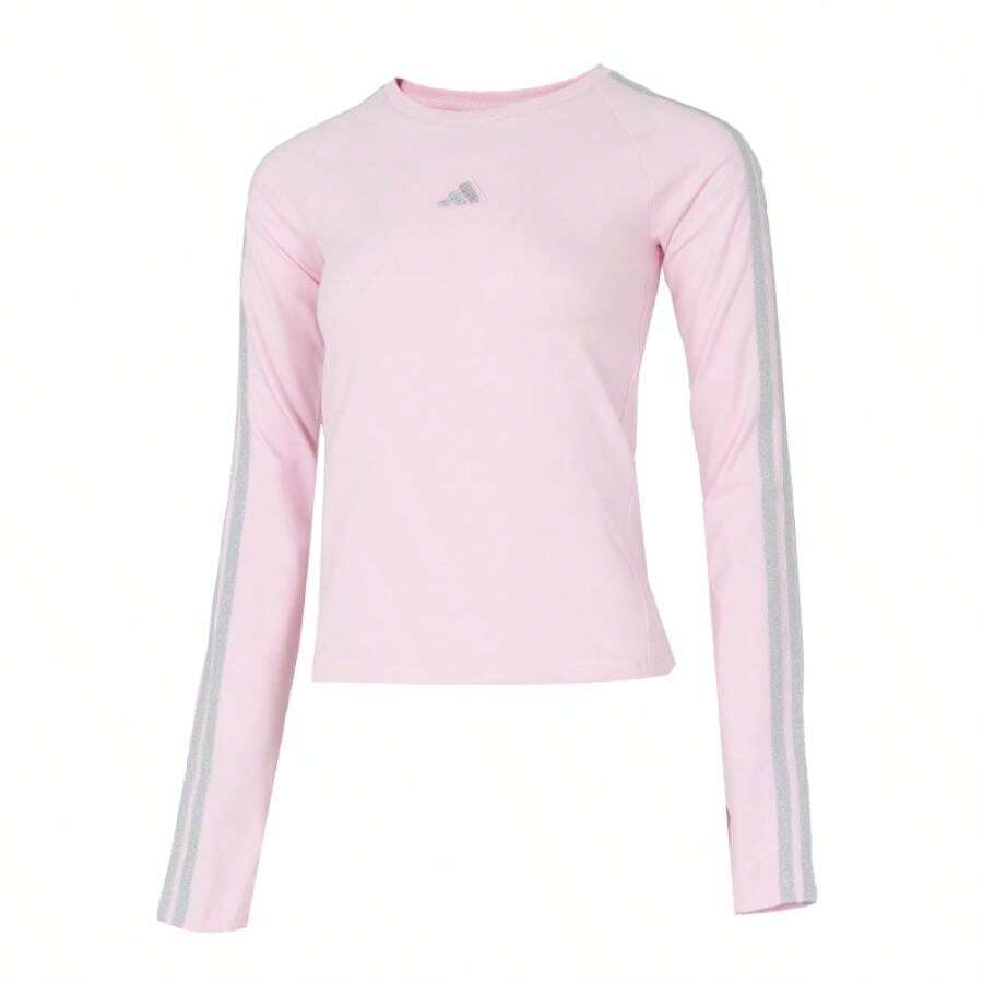 Adidas 女士T卹 日常休閒服 DCE 3S LS TEE 舒適休閒長袖服 KS0029 - 清澈粉 - 查看 1