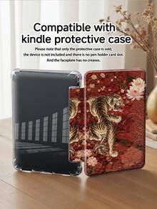 Ayotu 1pc Tiger Tablet Case & Kindle E-Book Case Compatible With 10th Generation, 11/Air 4th/Air 7th/9.7 Inches, Compatible With Samsung Galaxy Tab A9 Plus, Kindle (11th Generation-2024 Release)(6 Inch), Kindle Paperwhite 12th Gen 2024, Great Holiday Gift, Stylish And Simple Pattern. - Multicolor - View 8