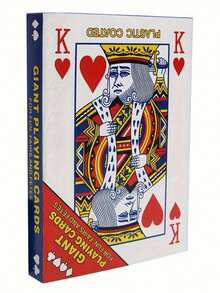 54张/套 超大号扑克牌，超大号婚礼主题扑克牌，4人游戏牌 - 彩色 - 查看 10