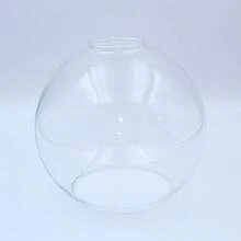 1pc 5.9-Inch Spherical Lamp Shade, Minimalist Modern Style, Available In Smoke Gray, Amber, Transparent, Or White, Handblown Glass Material, Replacement Shade For Table Lamp, Pendant Light, Wall Lamp, DIY (Shade Only) - Semicircle - View 9