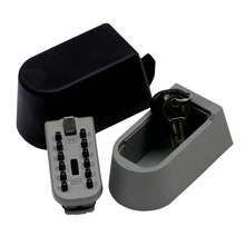 Wall-Mounted Secure Outdoor Small Metal Push Button Operated Keysafe Key - Multicolor - View 2