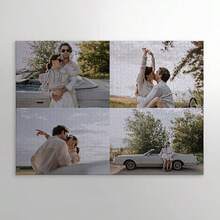 [Customized] 300/500/1000 Piece Custom Photo Puzzles - Personalized Photo Puzzles -300 Pieces, 500 Pieces, 1000 Pieces Puzzles, Photo Puzzles, Pet Puzzles, Wedding Puzzles, Family Reunion Puzzles - 500 Pieces, Customized Puzzles For Adults, Party Game Puzzles - Nhiều màu - Xem 3