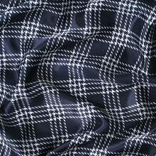 1件经典格纹缎面面料，高端哑光质感衬衫套装DIY预裁面料 - 多色 - 查看 29