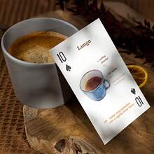 54pcs Coffee Recipe Playing Cards With Acrylic Storage Box, Unique Coffee Drink Making Guide Cards, Home, Game Night, Party Collectibles, Fun Instructional Cards, Creative Gift - Multicolor - View 5