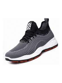 Tenis Para Hombre Excelente Calidad Cómodo Y Transpirable - Gris - Ver 1