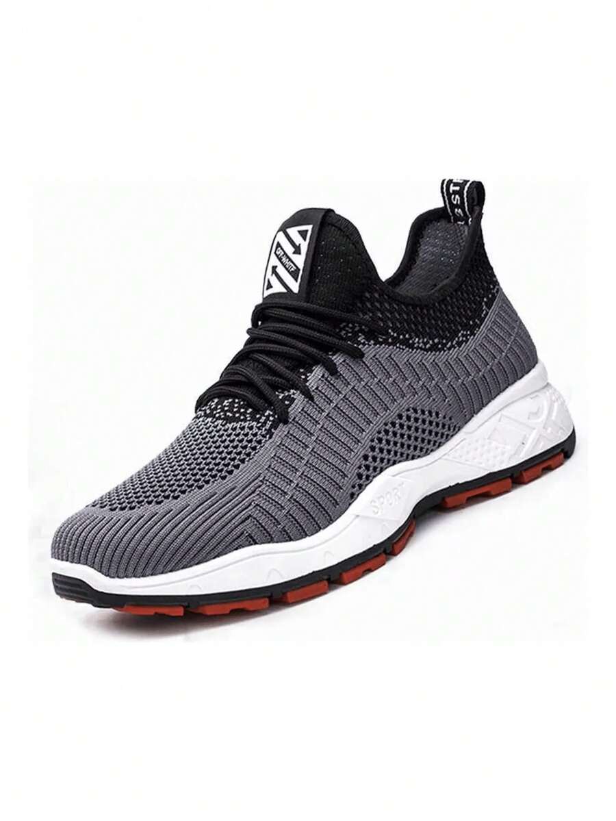 Tenis Para Hombre Excelente Calidad Cómodo Y Transpirable - Gris - Ver 1