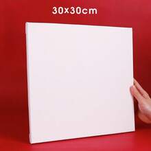 1 tấm vải bố căng sẵn, màu trắng trơn, thích hợp cho vẽ tranh sơn dầu, acrylic, màu nước và các hoạt động thủ công. - Nhiều màu - Xem 17