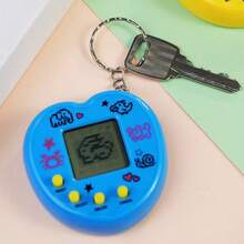 Interactive Electronic Pet Machine, A Mini Handheld Game Machine, Which Can Bring Hours Of Fun, Relive Nostalgia With This Retro Electronic Digital Pet Key Chain Game - Multicolor - View 9