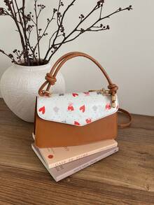 新款高品质女士包，单肩斜挎手提包小方包双肩包，通勤休闲学生日常轻便时尚百搭小众包 - 彩色 - 查看 4