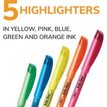 Brite Liner Highlighters, Chisel Tip, 5-Count Pack Of Highlighters Assorted Colors, Ideal Highlighter Set For Organizing And Coloring - 1 - View 3