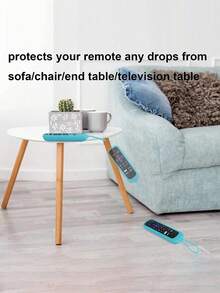 1pc Silicone Remote Control Cover Compatible With TV Remote, Glow-In-The-Dark Remote Holder Case For Streaming Stick 4K, Express 4K+, Premiere, Streambar, Simple Remote/Voice Remote With Lanyard Insulation, Galentines, Puppy, Carnival - Multicolor - View 6