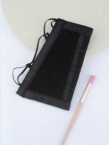 1pc Black Arm Strap Makeup Brush Cleaner, New Arm Band Wash Sponge Cleaning Makeup Brush Sleeve Dry Cleaning Tool - Makeup Brush Cleaning Strap - View 4