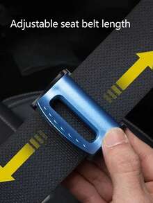 1-Pair Universal Car Seatbelt Limiters | Anti-Tension Adjusters | Suitable For All Car Models | High-Quality Anti-Slip Design - Seatbelt Adjuster - View 6