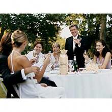 Wedding Gift Wine Bags Burlap Wine Bottle Cover Bag For Engagement Bridal Shower Bridesmaid Bachelorette Party Favor 1 Pc Wine Bag A32 - Beis - Ver 7