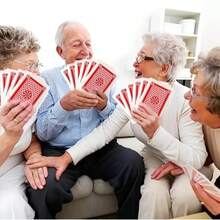 54张/套 超大号扑克牌，超大号婚礼主题扑克牌，4人游戏牌 - 彩色 - 查看 7