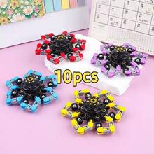 5/10pcs Transformable Mechanical Chain, Helps Relieve Anxiety And Focus, Suitable As Birthday Gift, Party Favor, Best Gift, Holiday Gift, Stocking Stuffer, Party Favor And Gag Gift! - Multicolor - View 12