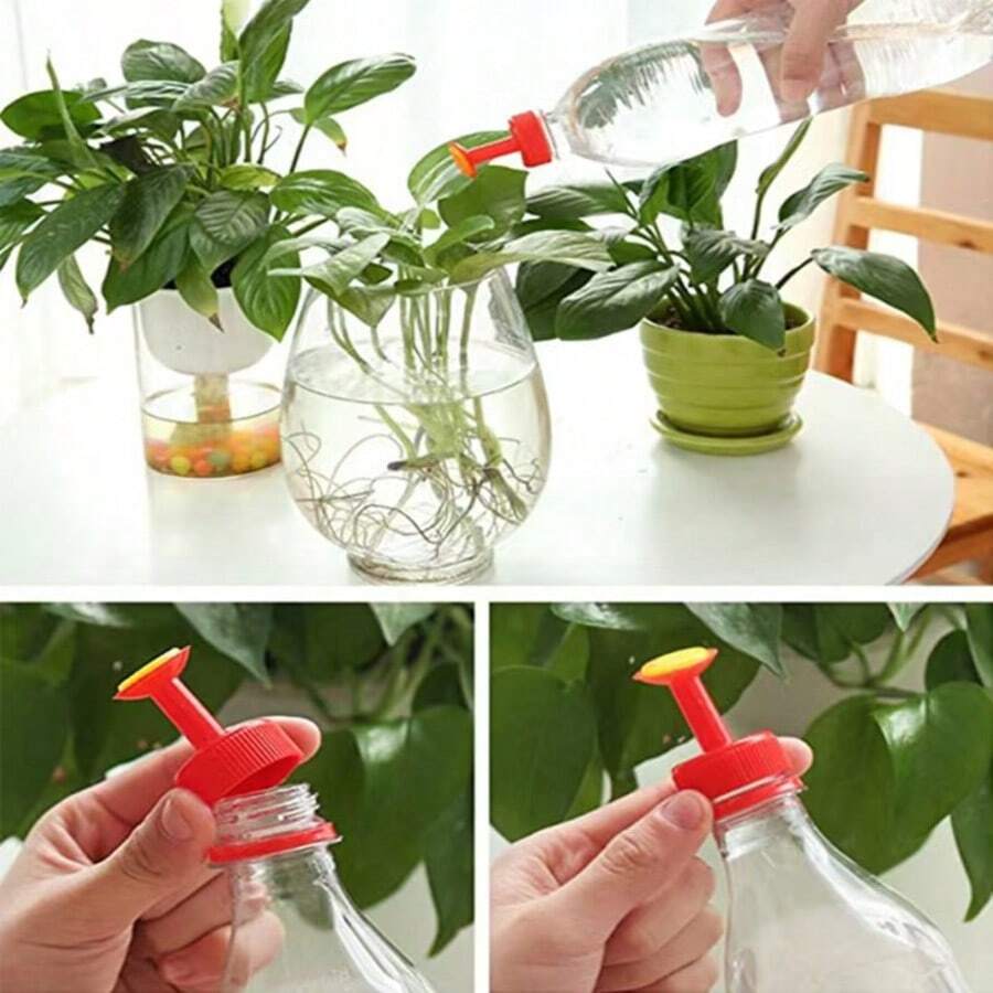 Plastic Watering Sprinkler Head, Gardening Watering Sprayer Nozzle, Watering Can Sprinkler Head, Potted Plants & Vegetable Gardening Tool - 3pcs, Random Color - View 1