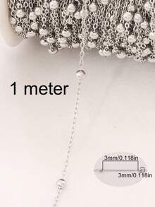 1米不锈钢珠链，适合DIY制作项链和手链等首饰 - 鏈條 - 查看 9