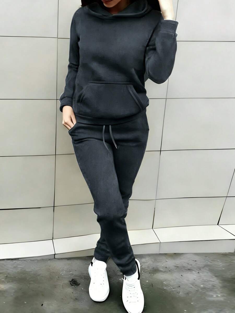 Women Two-Piece Outfits - Dark Gray Moon - View 1