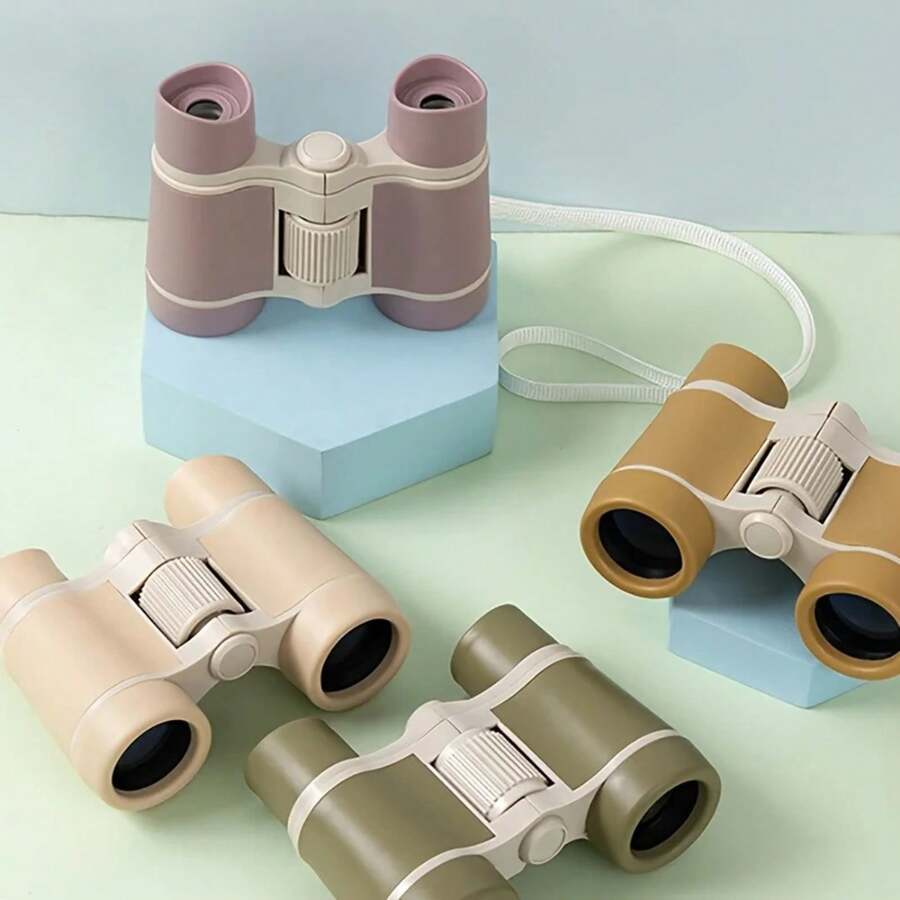 Nuevos Binoculares de Selva, Lupa Portátil, Telescopio a Prueba de Golpes para Regalos de Cumpleaños y Senderismo 7HDN - Marrón - Ver 1