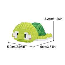 2 英寸迷你海洋生物系列互锁积木可爱卡通动物模型拼装玩具，创意桌面装饰礼品房间装饰圣诞礼物彩色积木彩色积木，玩具，儿童房，鲨鱼，可爱动物，儿童礼物，圣诞礼物儿童 - 彩色 - 查看 3
