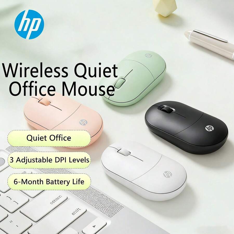 HP M251SE Wireless Office Mouse: Stable 2.4G Transmission, Lightweight 80g Design, Easy-To-Replace Battery, Compatible With Laptops And Desktops. - View 1