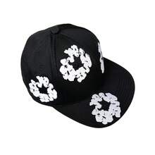 涂鸦卡车司机帽，轻便柔软可调节棒球帽，四季皆宜 - 黑色 - 查看 3