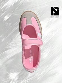 Adidas Samba JaneLight Pink Gum (GS)– Lifestyle Sneakers – Shoes For Youth/Women - Vintage -Spring & Summer-Inspired Running Shoes, Shock-Absorbing Comfort, Gym To Streetwear Casual Wear-Mother's Day Gifts-Father's Day Gift–JP9544 - Hồng nhạt/Trắng/Nướng - Xem 4