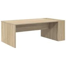 CROISSANCE Table basse Chêne Sonoma 95 x 50 x 34 cm Bois d'ingénierie - Tabac - Voir 3