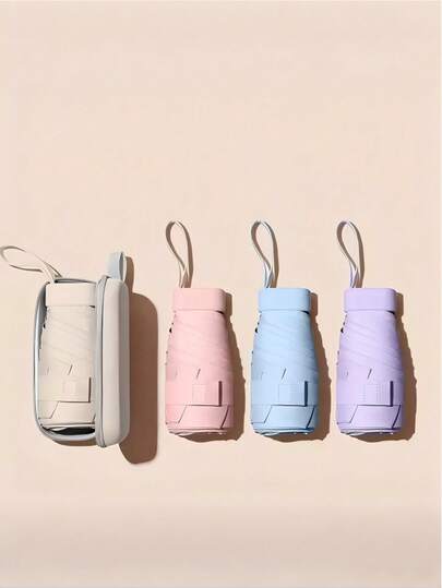 Este paraguas portátil ultra-mini de bolsillo, la opción talla grande popular entre las mujeres, es del tamaño de un teléfono para un fácil transporte. Es conveniente para viajar, con un diseño plegable de alta calidad. Este paraguas de emergencia es a prueba de viento y resistente.