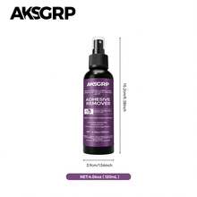 30ml/50ml/120ml Removedor de Adesivo, Dissolve e Amolece Efetivamente Adesivos em Vidro e Pintura Automotiva, Remove Fita Residual, Adesivos e Etiquetas de Móveis, Pisos e Paredes, Kit de Spray Portátil com Esponja, Essencial para Cuidados Domésticos, Fácil de Usar, Fórmula Suave, Adequado para Mãos e Superfícies Automotivas. - Removedor de adesivo - Visão 6