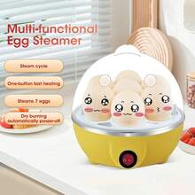 Olla de huevos automática para el hogar, dispositivo multifuncional para cocinar huevos al,áquina para cocinar huevos hervidos, artefacto para el desayuno EWFH - Blanco - Ver 3