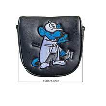 MATSUMOTO Funda gruesa de terciopelo para putter de golf, con cierre magnético, funda portátil para la cabeza del putter - Azul - Ver 6