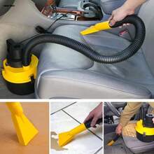 Aspiradora multifuncional y portátil de 12V de alta potencia para automóviles, yates y vehículos recreativos, especializada en la limpieza de sofás, asientos, colchones, juguetes inflables y en la eliminación de polvo en rincones, alimentada por un encendedor de cigarrillos. - Multicolor - Ver 1