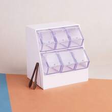 Kệ đựng đồ ăn vặt mini, kệ đựng đồ nhỏ xinh kiểu ngăn kéo, đồ chơi trang trí siêu thị mini cho nhà búp bê. - Nhiều màu - Xem 9