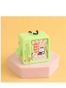 1pc Cartoon Cute Pet Flip Book Animation Keychain, Creative Card Pibara Backpack Pendant, Stress Relief Small Gift Wholesale - Multicolor - View 9