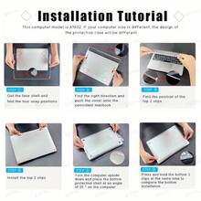 Compatible With MacBook Air 13.6 Inch 2025 2024-2022 M4 M3 M2 A3240 A3113 A2681, (100% Matching High-Definition Transparent Anti-Scratch, Air 13.6 Inch Starry Sky Transparent Protective Case) - View 10