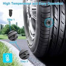 1 SET 100pcs Screw In Tire Repair Plugs Tire Screw Plug Repair Kit, 3 Sizes Of Repair Rubber Nail For Car Motorcycle Truck Tire Puncture Repair  With Box And Screwdriver - / - Xem 4