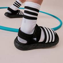 Dép xăng đan Adidas Kids DURAMO SANDAL SL K kiểu dáng thường ngày, có khóa dán. - màu đen - Xem 3
