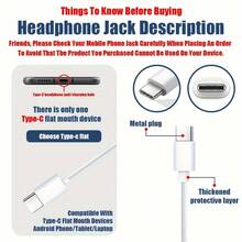 Type-C 入耳式耳机 | 防噪音、立体声、音量控制，兼容 15/16 Pro Max/17/Air/16 Plus/16 Pro Max 及大多数 Type-C 设备，适用于手机和电脑的游戏耳机，Type-C 数字解码有线耳机 - 查看 3